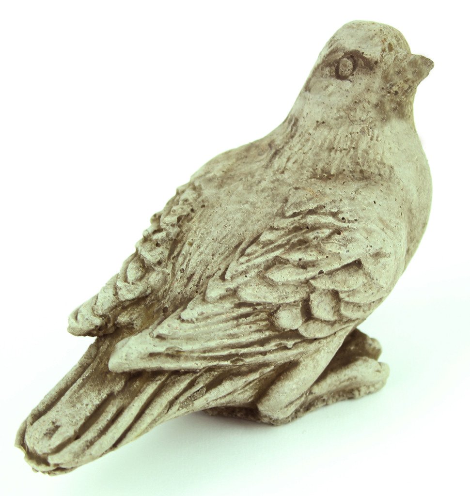 Lark Bird Concrete Statue - Handmade Garden Decor, Outdoor Bird Sculpture for Patio, Yard & Lawn Ornament - Perfect for Home & Garden Decoration