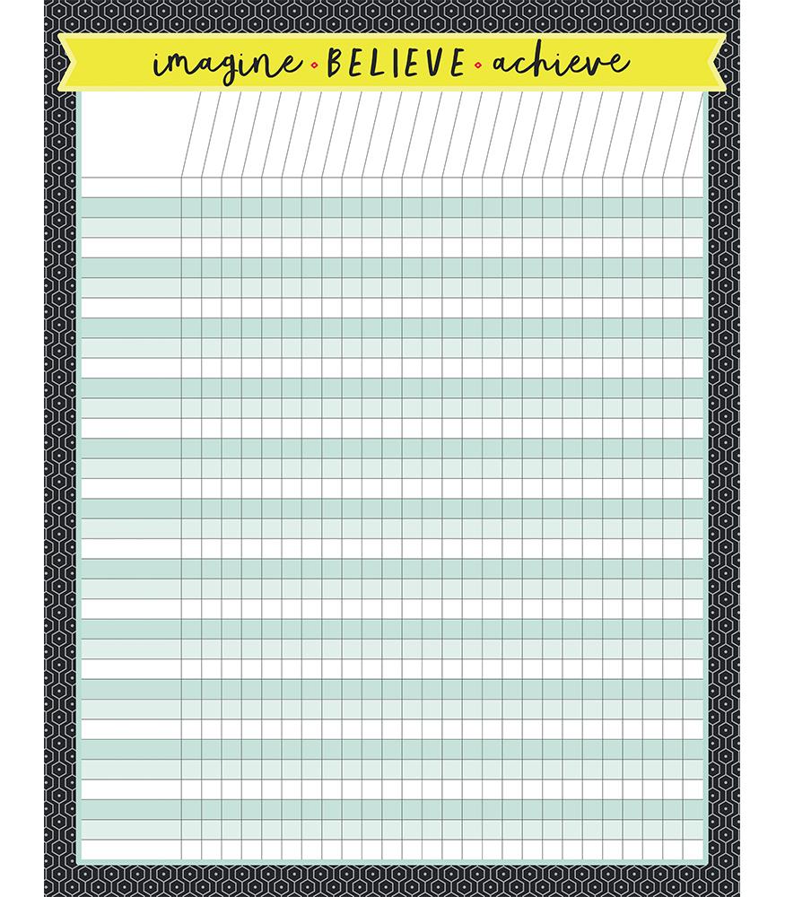 Aim High Incentive Chart for Kids - Motivational Reward System for Behavior & Chores - Perfect for Classroom, Homeschool & Parenting
