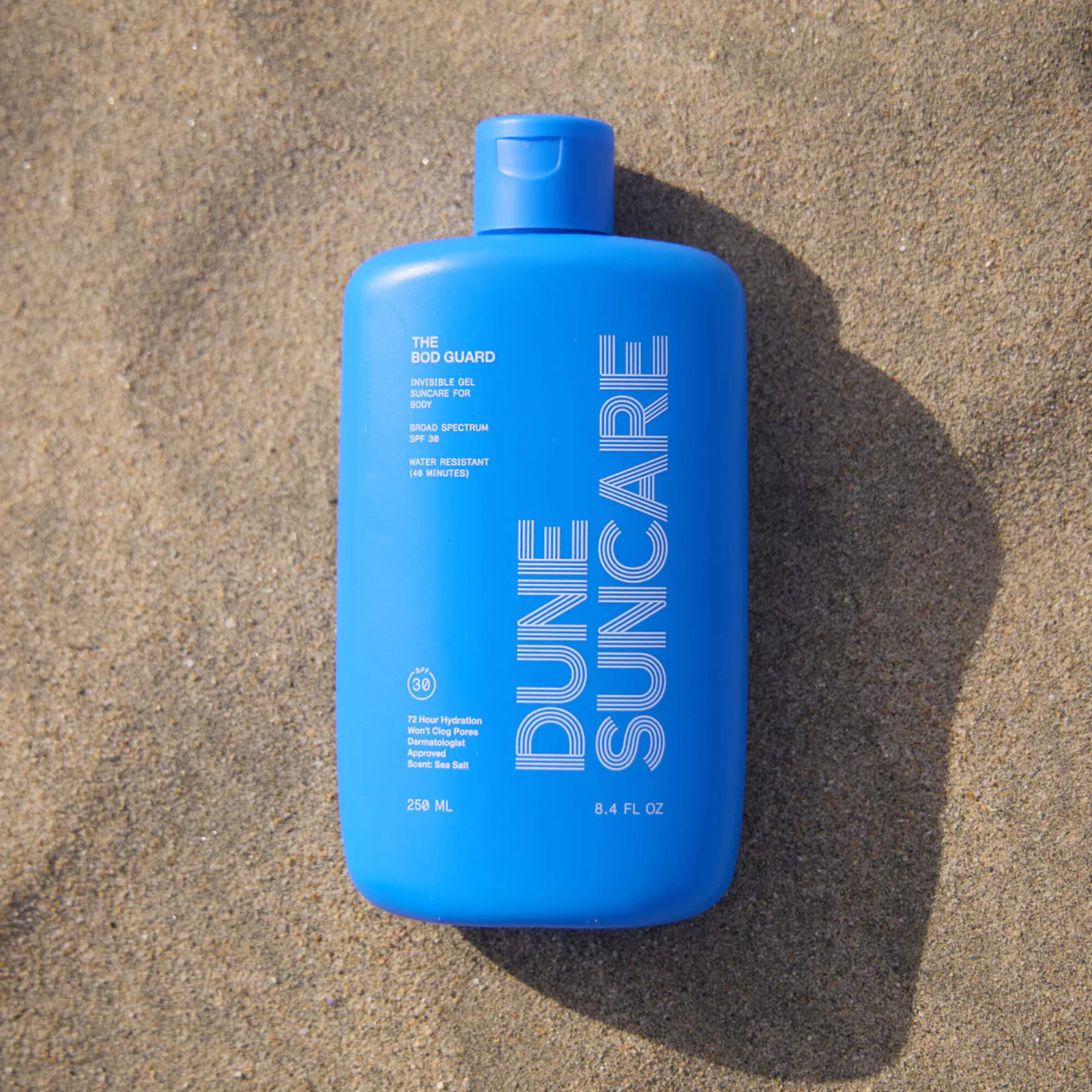 Dune Suncare The Bod Guard 8.4 FL OZ SPF 30 Sunscreen Lotion - Award Winning Sea Salt Scented Body Moisturizer for Beach, Pool & Outdoor Activities