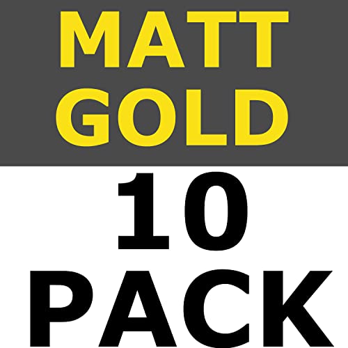 Brushed Satin Gold (10 Count)