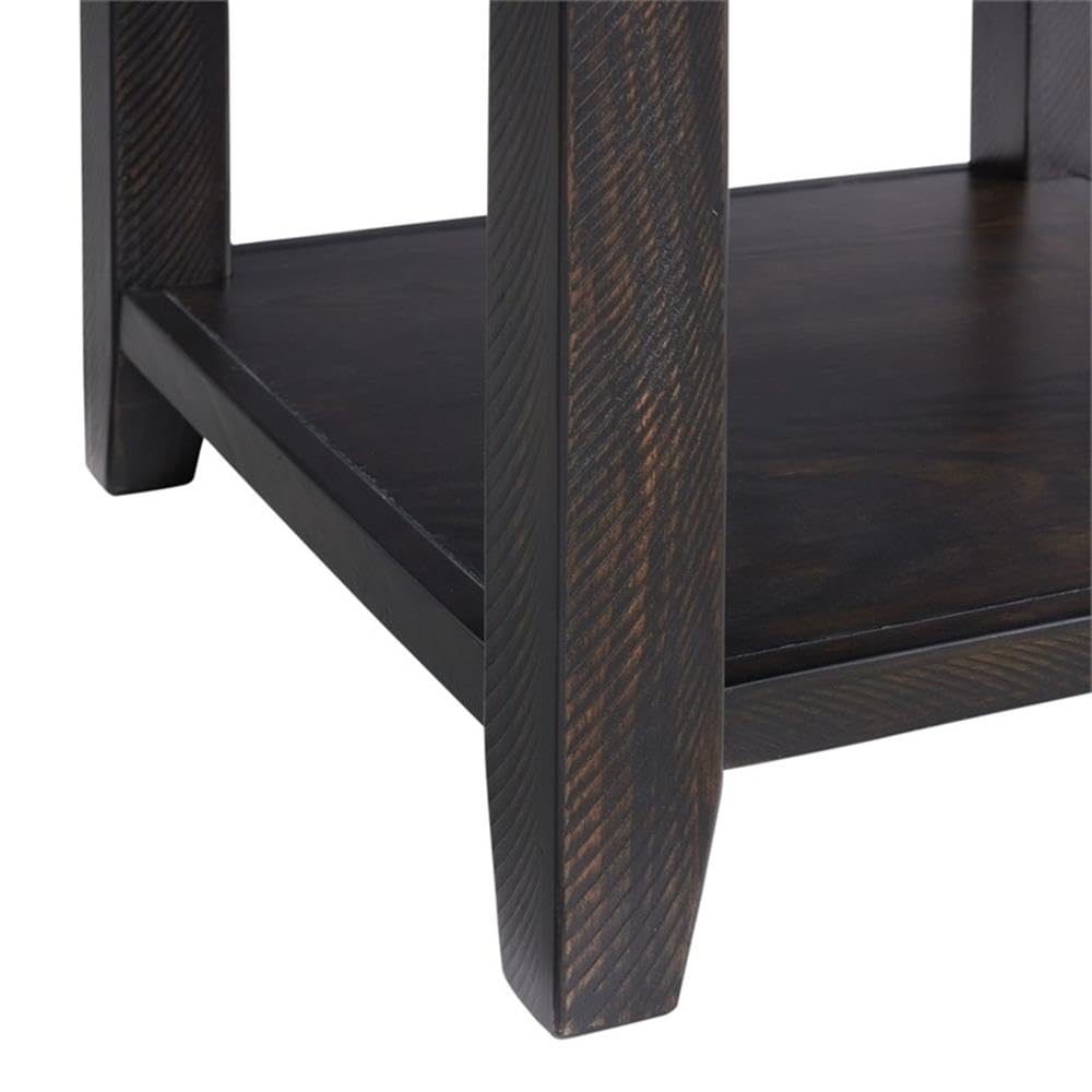 BOWERY HILL Modern 1-Drawer Nightstand - Contemporary Bedside Table with Storage for Bedroom, Living Room & Office