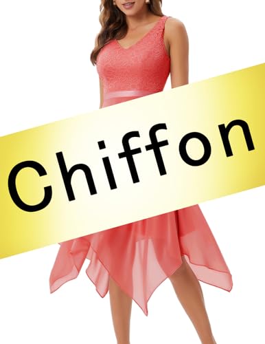 Coral_chiffon Skirt