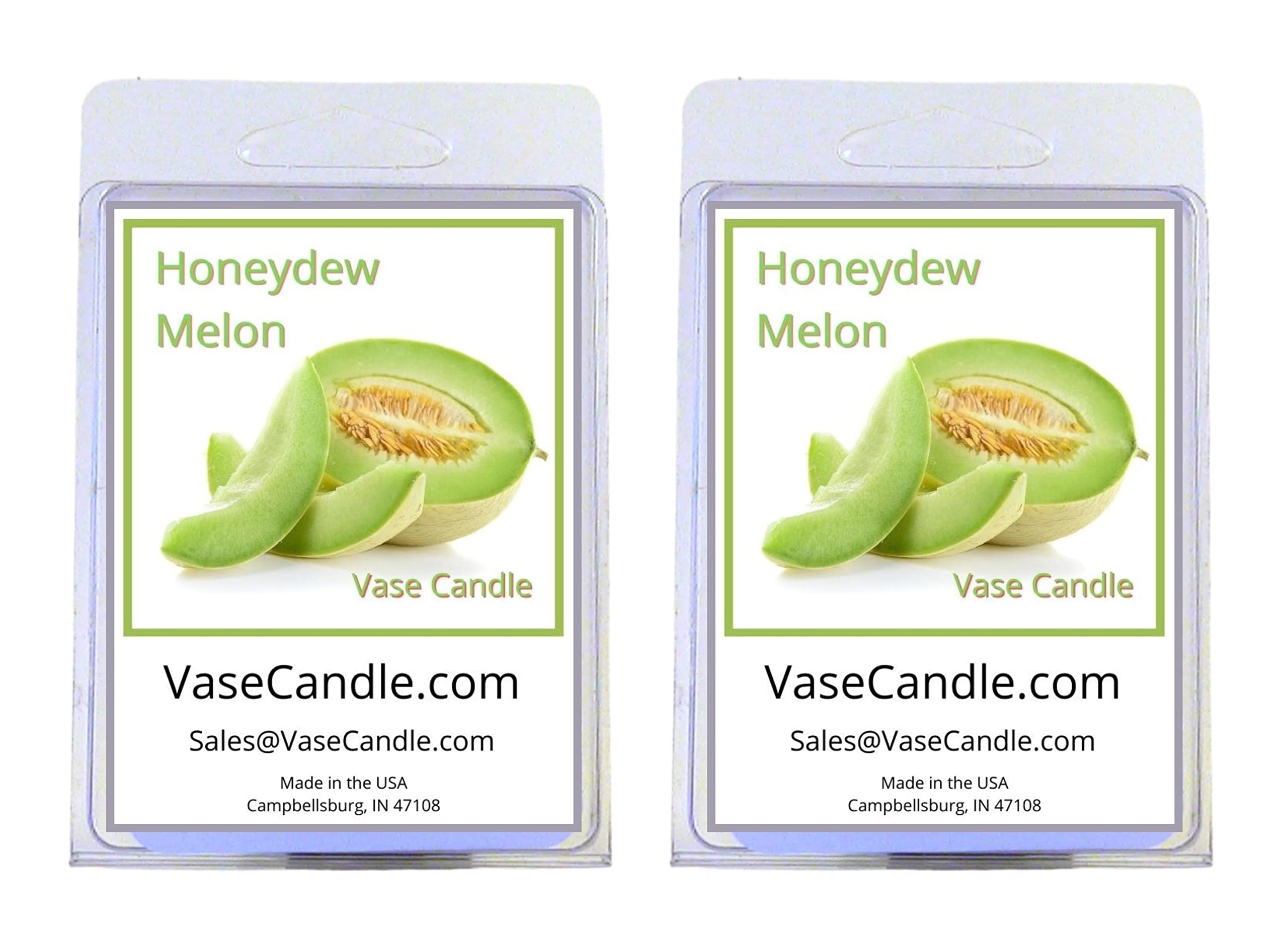 Honeydew Melon Scented Wax Melts - Fresh Cucumber & Juicy Melon Aroma for Home Fragrance | Perfect for Relaxation, Aromatherapy & Creating Cozy Atmosphere