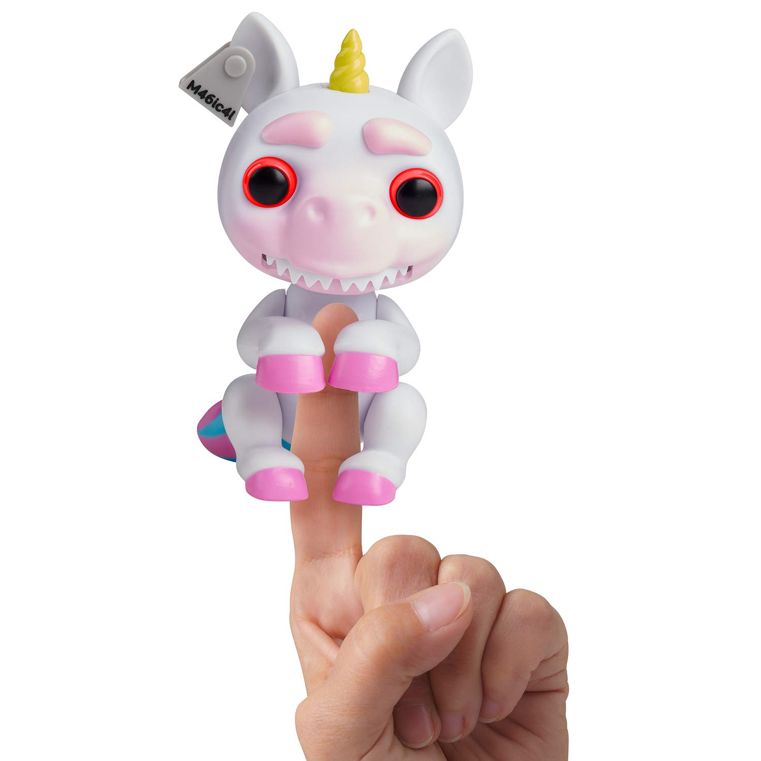 WowWee Grimlings Unicorn - Interactive Plush Animal Toy for Kids, Light-Up & Sound Effects, Perfect Gift for Girls & Boys - Playtime, Birthday, Christmas Gifts