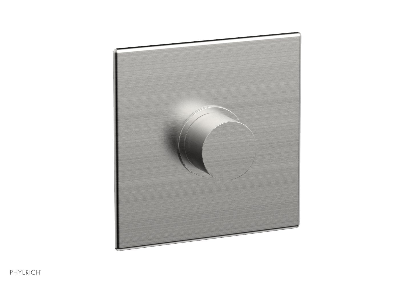 BASIC II 3/4 Thermostatic Square Shower Trim with Smooth Handle - Chrome Finish for Modern Bathrooms | Perfect for Home & Hotel Bathroom Renovations