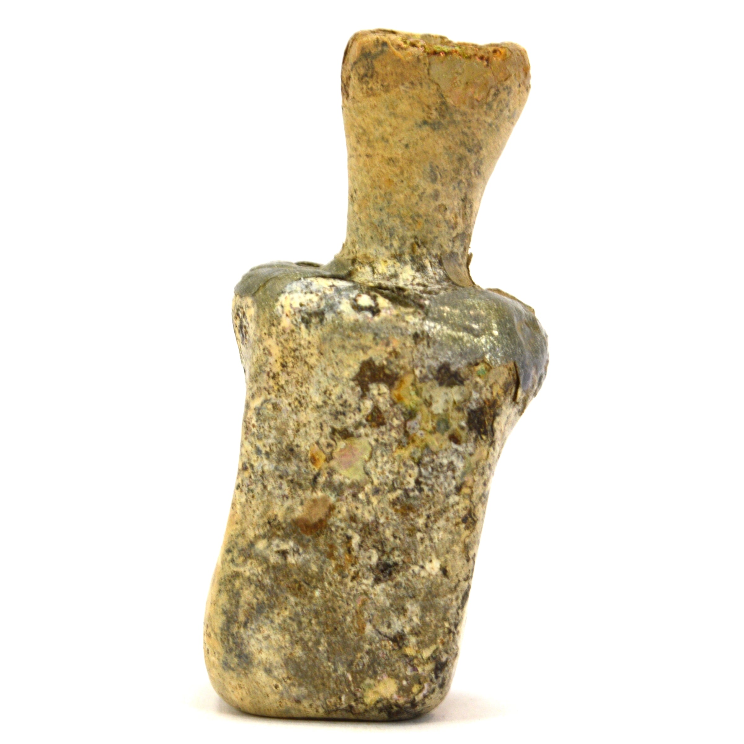 Ancient Roman Hand Blown Glass Bottle - Authentic Tiny Vessel from 100-300 AD with Natural Patina | Perfect for Historical Collections, Home Decor & Unique Gift Ideas