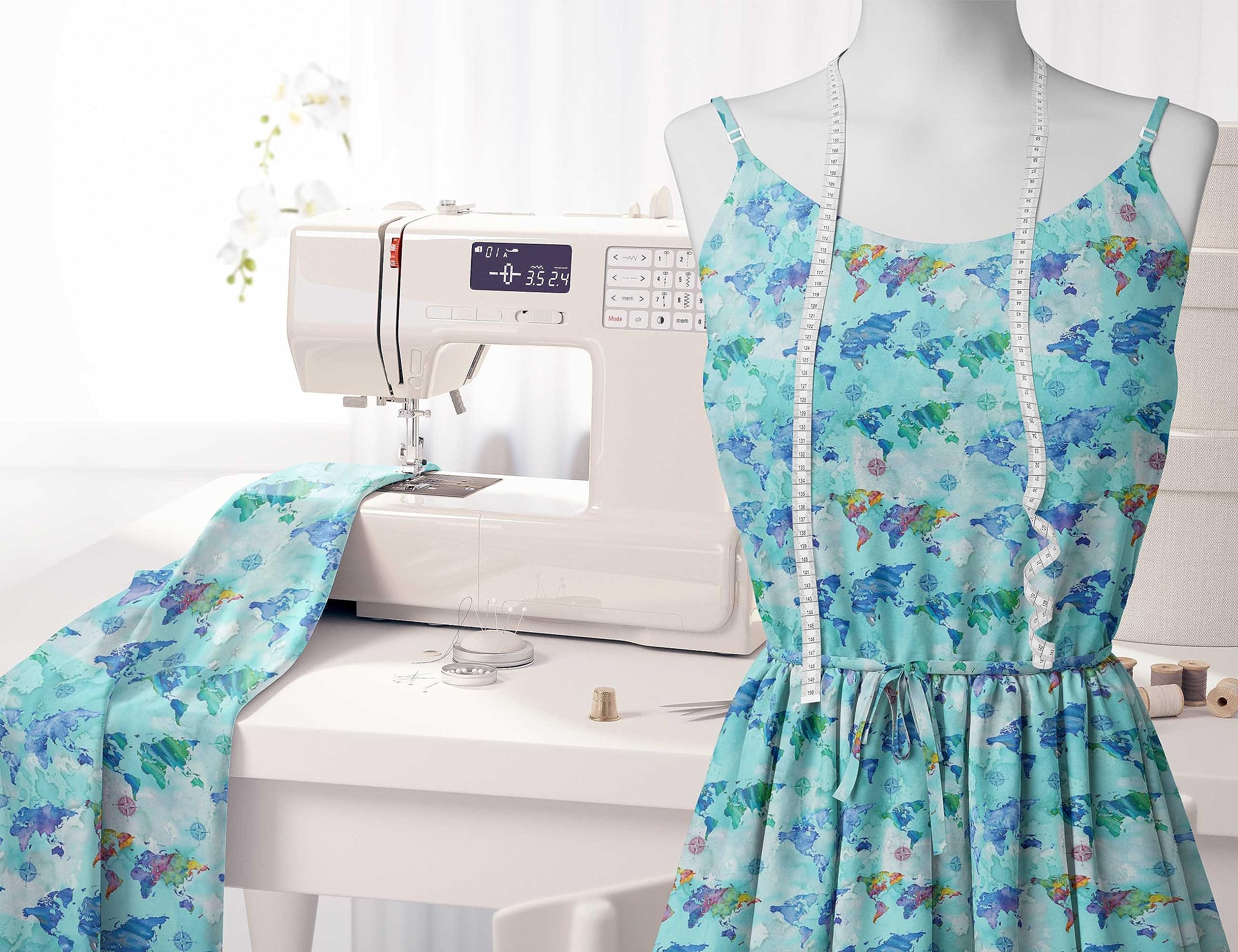 Soimoi Viscose Chiffon Fabric - 42