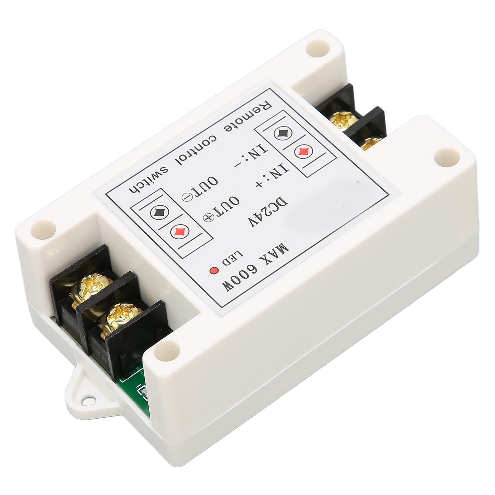 Gaeirt 433MHz Wireless Remote Control Relay Switch - High Power Load, ABS Housing, Independent Output for Electrical Circuits - Perfect for Home Automation, Garage Doors, and Industrial Equipment Control