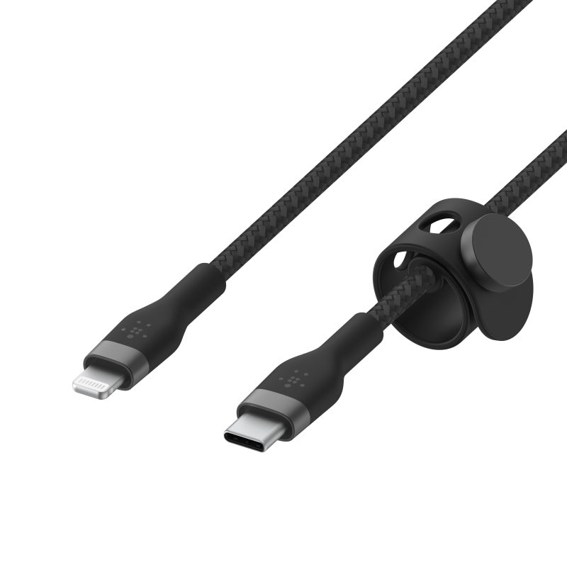 Belkin Pro Flex USB C to Lightning Cable 2M (6.6ft) - Durable Fast Charging Cord for iPhone, iPad - Perfect for Home, Office & Travel