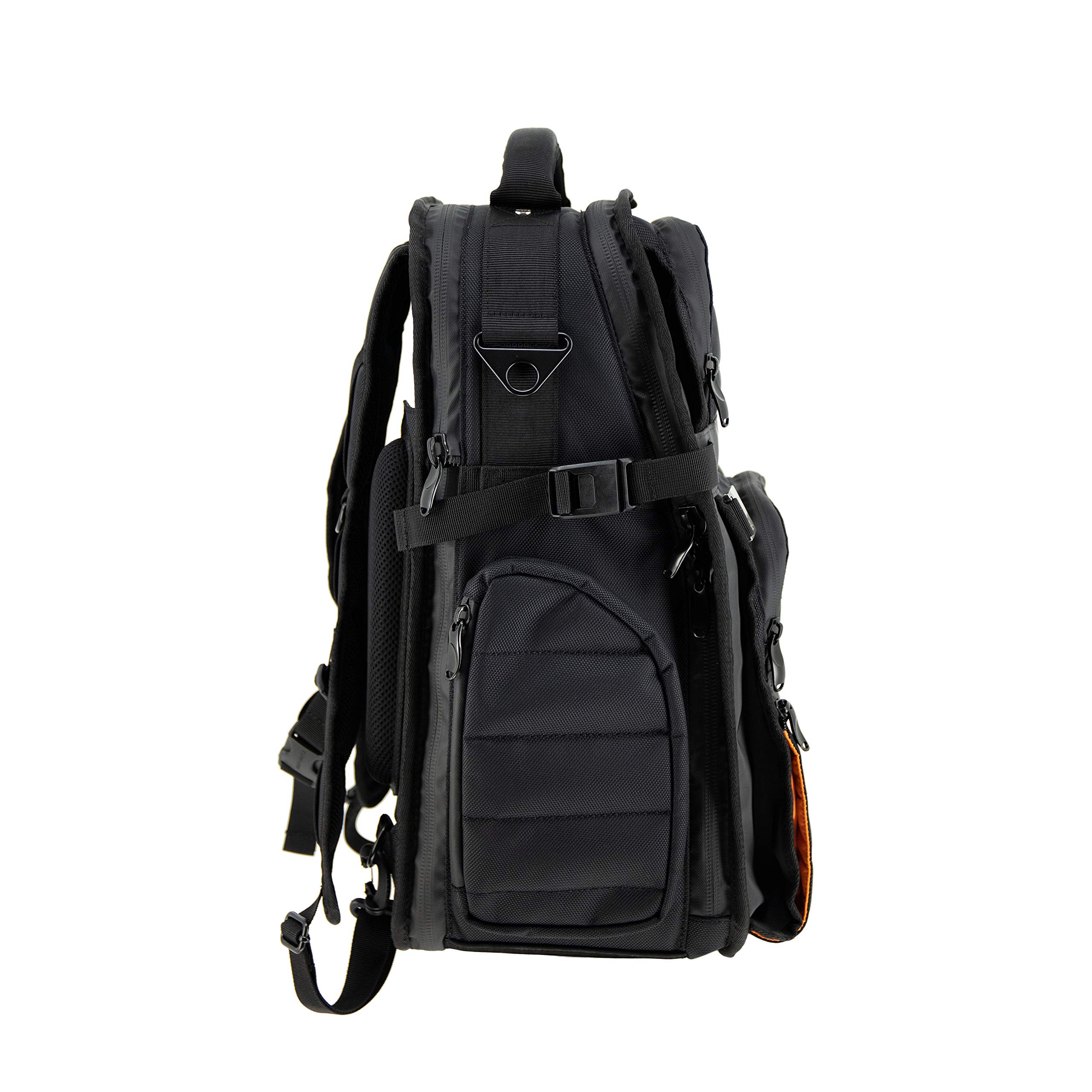 Classic FlyBy Ultra Backpack - Durable Waterproof Travel Backpack for Men & Women - Perfect for Hiking, School, Work & Outdoor Adventures (Black)