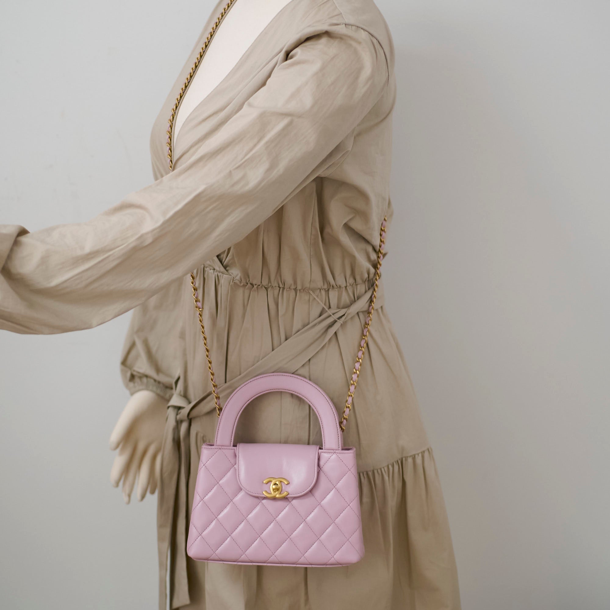 Authentic Chanel Small Kelly Bag in Pink with Microchip - 2024 Collection | Luxury Handbag for Women, Perfect for Parties, Weddings & Special Occasions