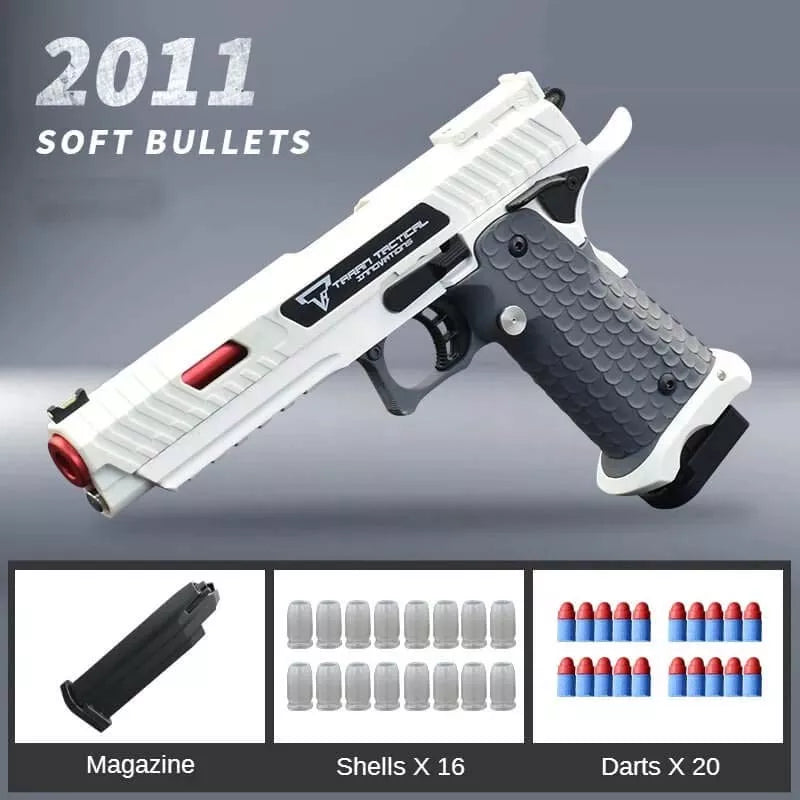 UDL 2011 Combat Master Foam Dart Blaster Toy Gun - High Performance Foam Blaster for Outdoor Games, Nerf Battles & Backyard Fun - Perfect for Kids, Teens & Adults