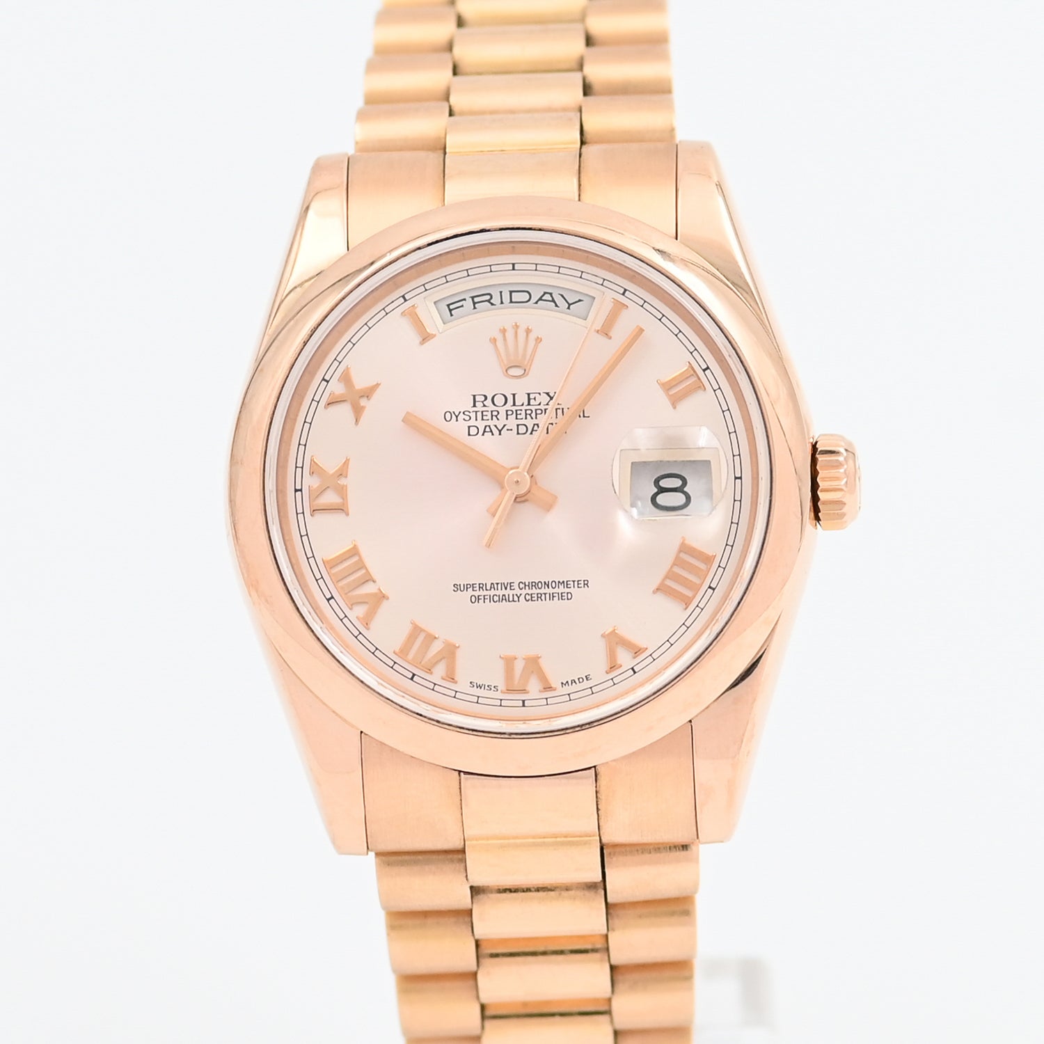 Rolex Day-Date 36mm 18K Gold Men's Watch - Luxury Automatic Timepiece for Business & Formal Occasions