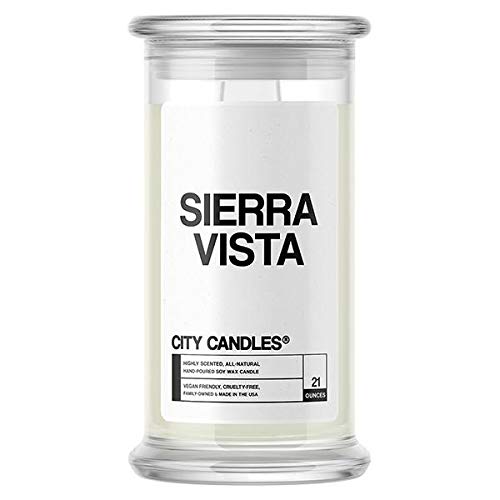 All Natural Soy Wax Candles 21oz Jar - Made in USA, 30+ Scents (Sierra Vista, NOJ, Aloha) - Perfect for Home Decor, Aromatherapy & Gift Giving