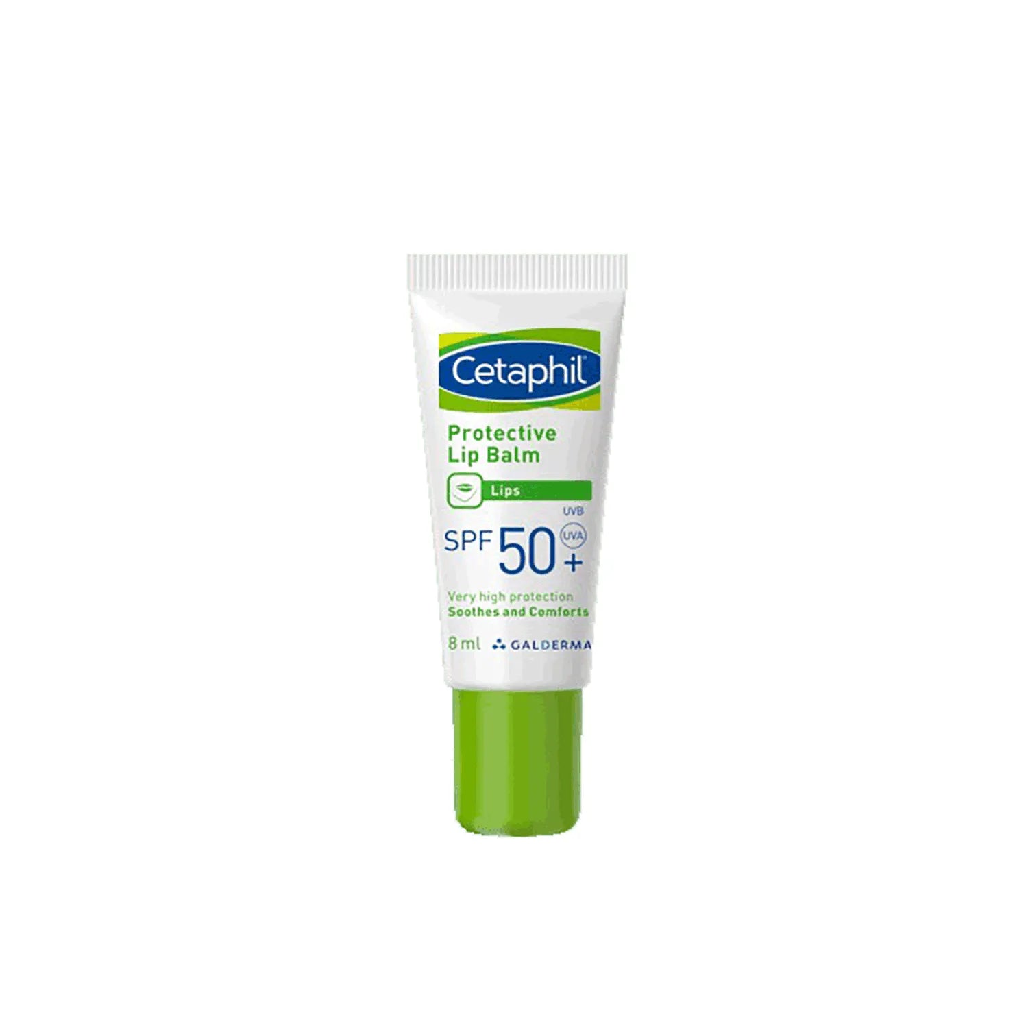 Cetaphil SPF 50 Protective Lip Balm 8ml - Moisturizing & Sun Protection for Dry, Chapped Lips - Perfect for Outdoor Activities, Hiking, and Winter Care