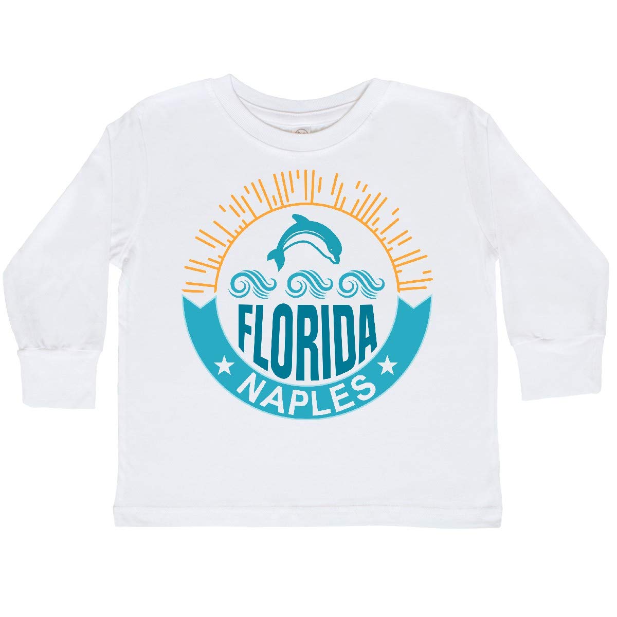 Inktastic Naples Florida Beach Vacation Toddler Long Sleeve T-Shirt - Cute & Comfortable Kids Shirt for Beach Trips, Family Vacations & Outdoor Adventures
