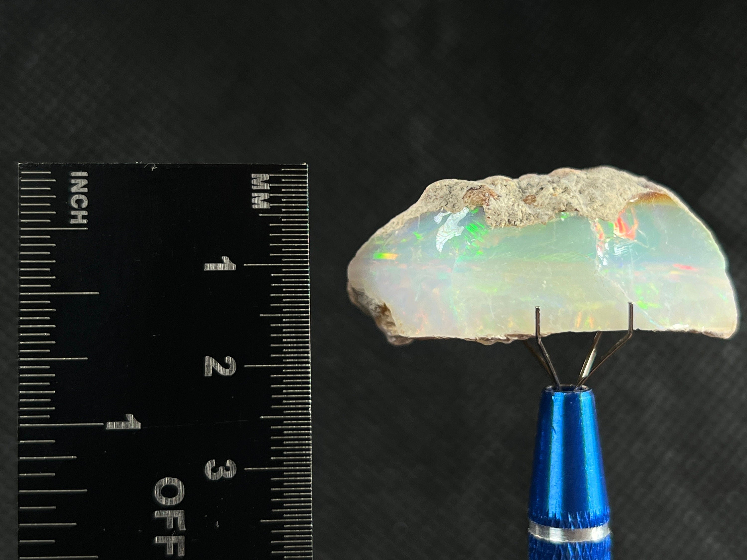 Premium 4A+ Welo Opal Raw Crystal - Natural Cutting Grade Opal Gemstone, October Birthstone for Jewelry Making & Healing Crystals (50649) | Perfect for Handmade Rings, Necklaces & Spiritual Healing