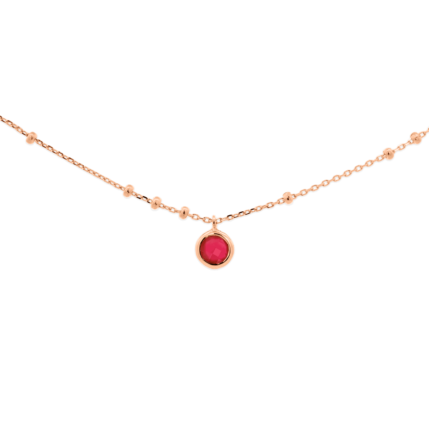 Rose Gold Birthstone Necklace for Women - Personalized Zodiac Pendant Jewelry Gift for Mom, Wife, Daughter | Perfect for Birthdays, Anniversaries & Special Occasions