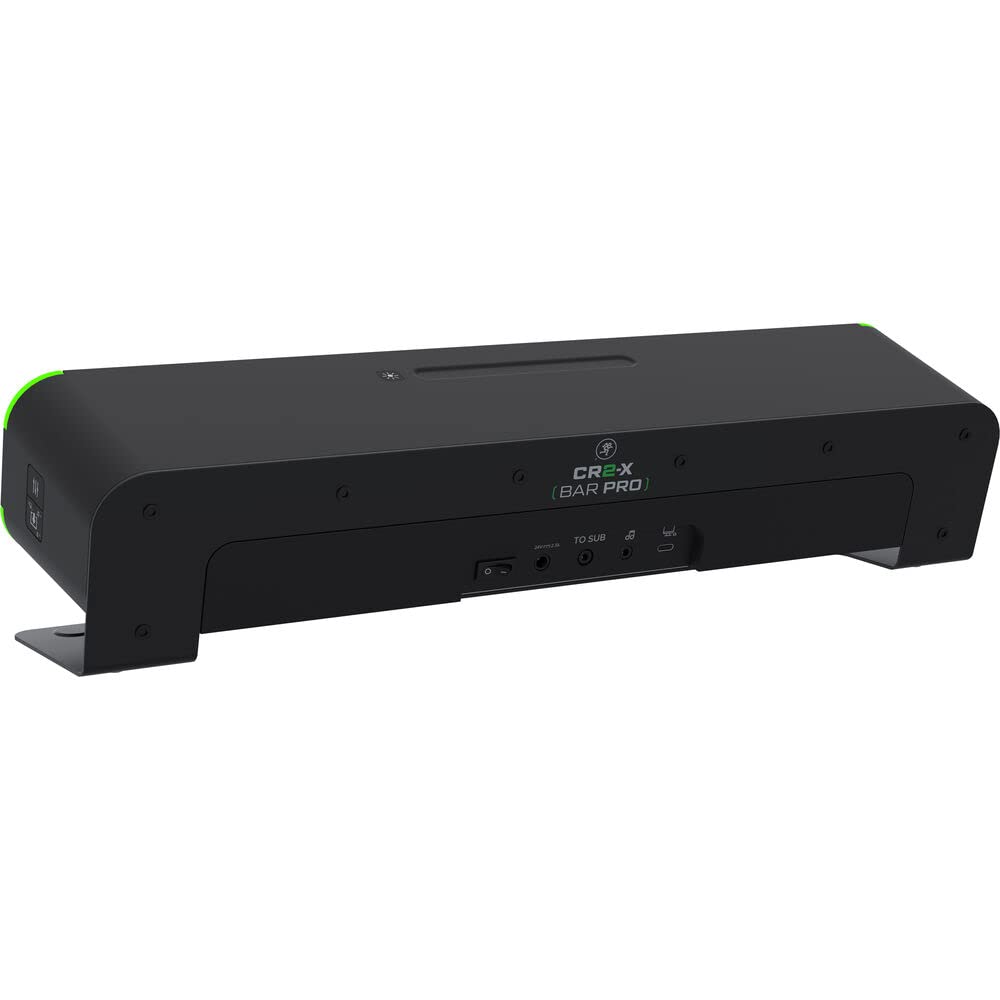 Mackie CR2-X Bar Pro Desktop PC Soundbar - Premium USB-Powered Speaker for Computers, Laptops & Gaming Setups | Compact Sound Bar with Enhanced Audio for Home Office, Streaming & Music Production