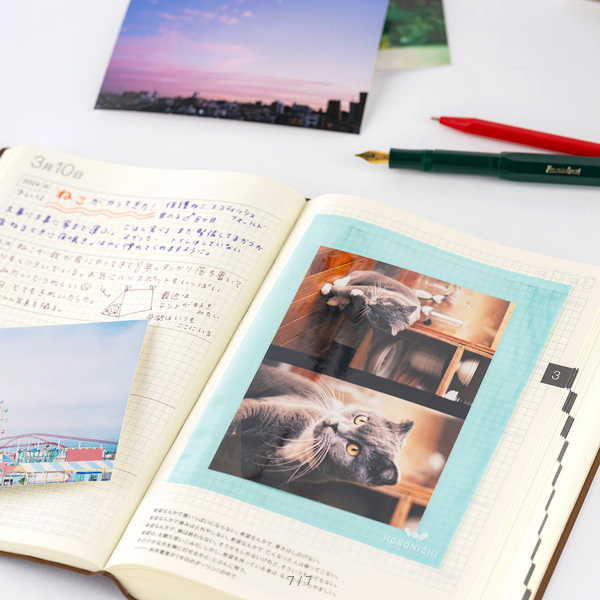 Hobonichi 2025 Planner Accessories - Pocket Card, Ticket & Postcard Size Add-Ons for Journaling, Scrapbooking & Travel Planning
