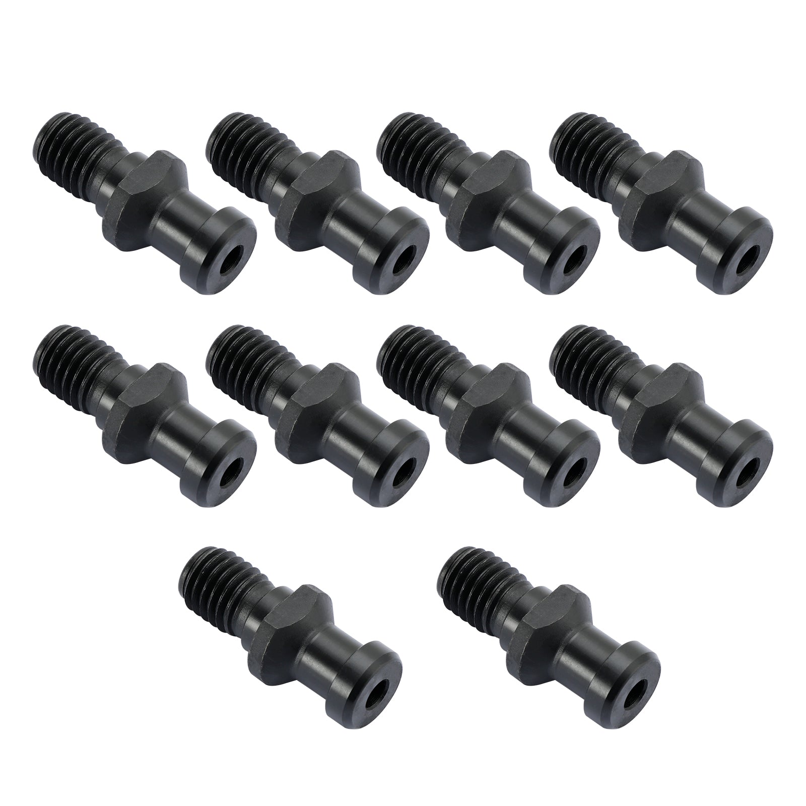 10x CAT40 15° 0.747 Pull Stud Coolant Thru Retention Knob for DMG Mori & Doosan CNC Machines - Perfect for High-Speed Milling & Precision Machining