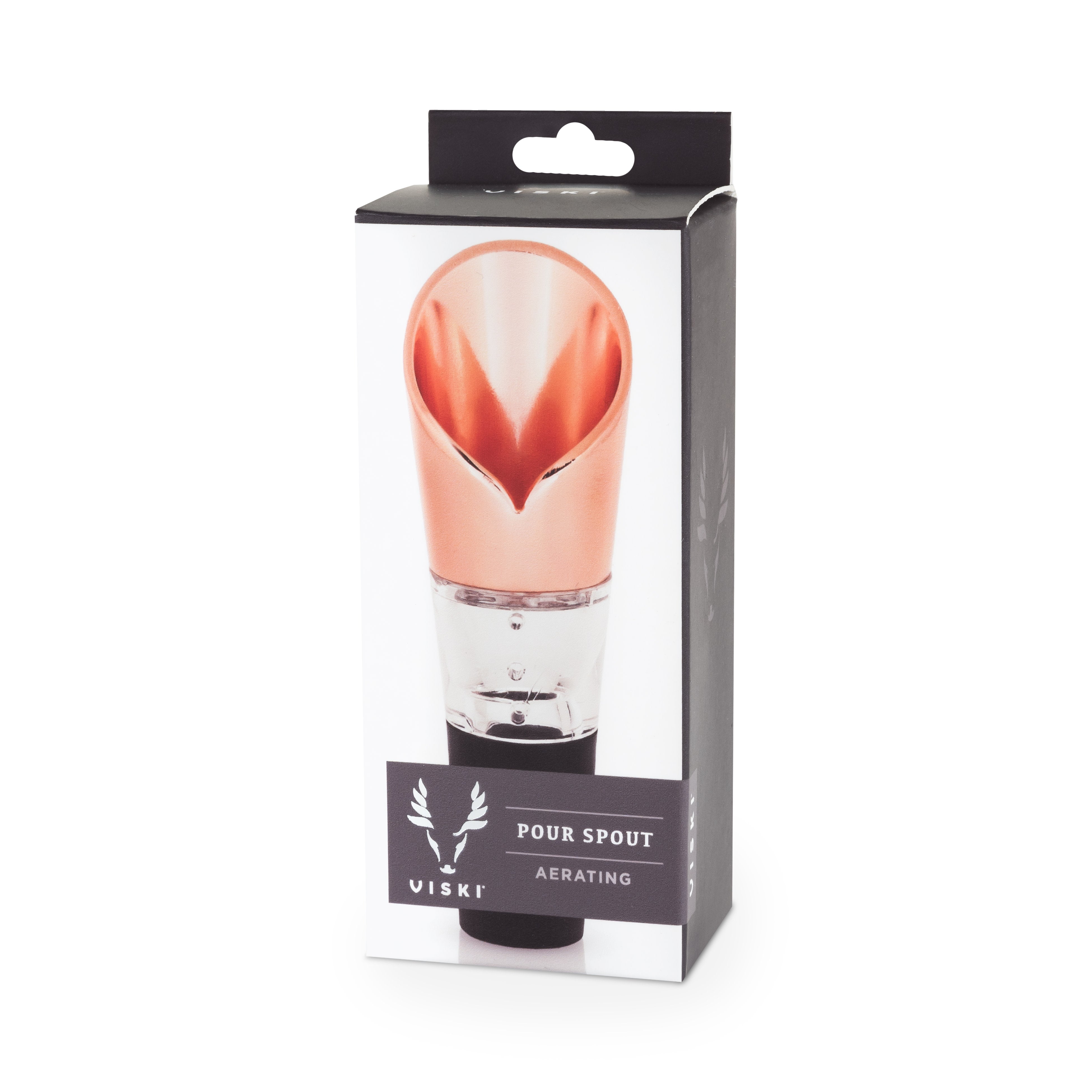 Premium Summit Aerating Pour Spout - Wine Bottle Pourer with Smooth Flow Control for Red & White Wines - Perfect for Home Bars, Restaurants & Wine Tasting Events
