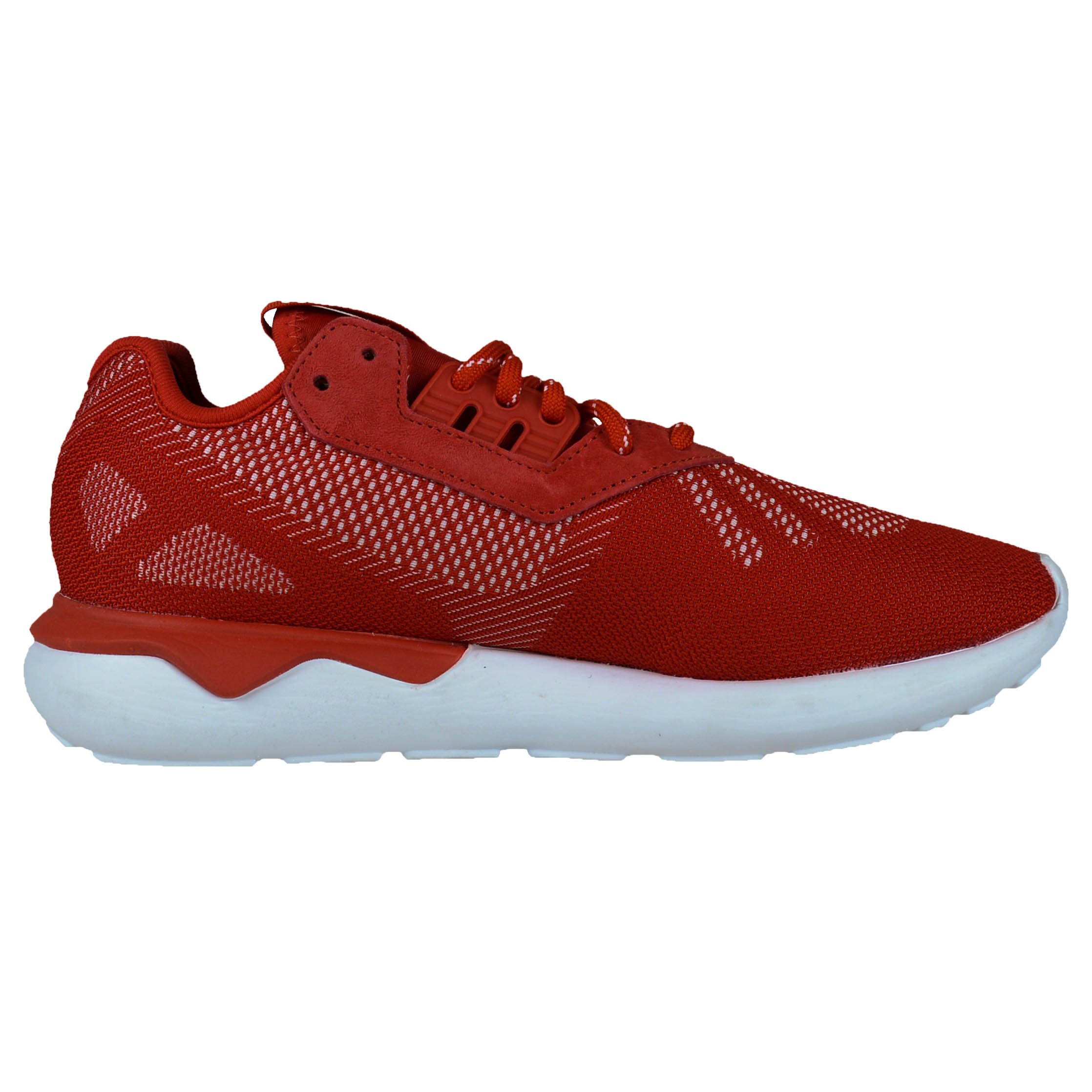 adidas Tubular Runner Weave Red Running Shoes for Men - Lightweight & Breathable Sneakers for Jogging, Gym Workouts & Casual Wear
