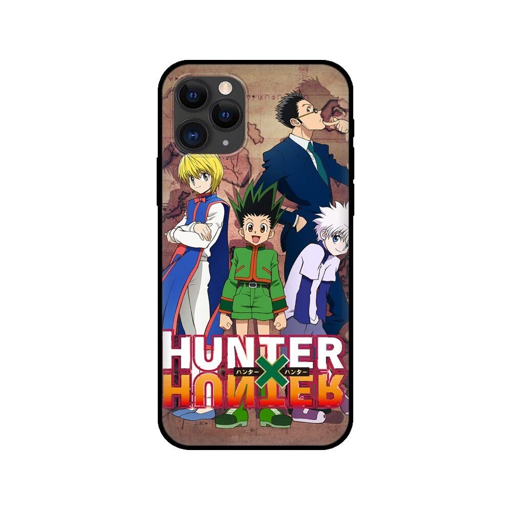 Anime Gon Hisoka Kurapika Soft Silicone Case for iPhone 12/12 Mini - Cute & Durable Phone Cover for iPhone 12 Series - Perfect for Anime Fans & Daily Protection