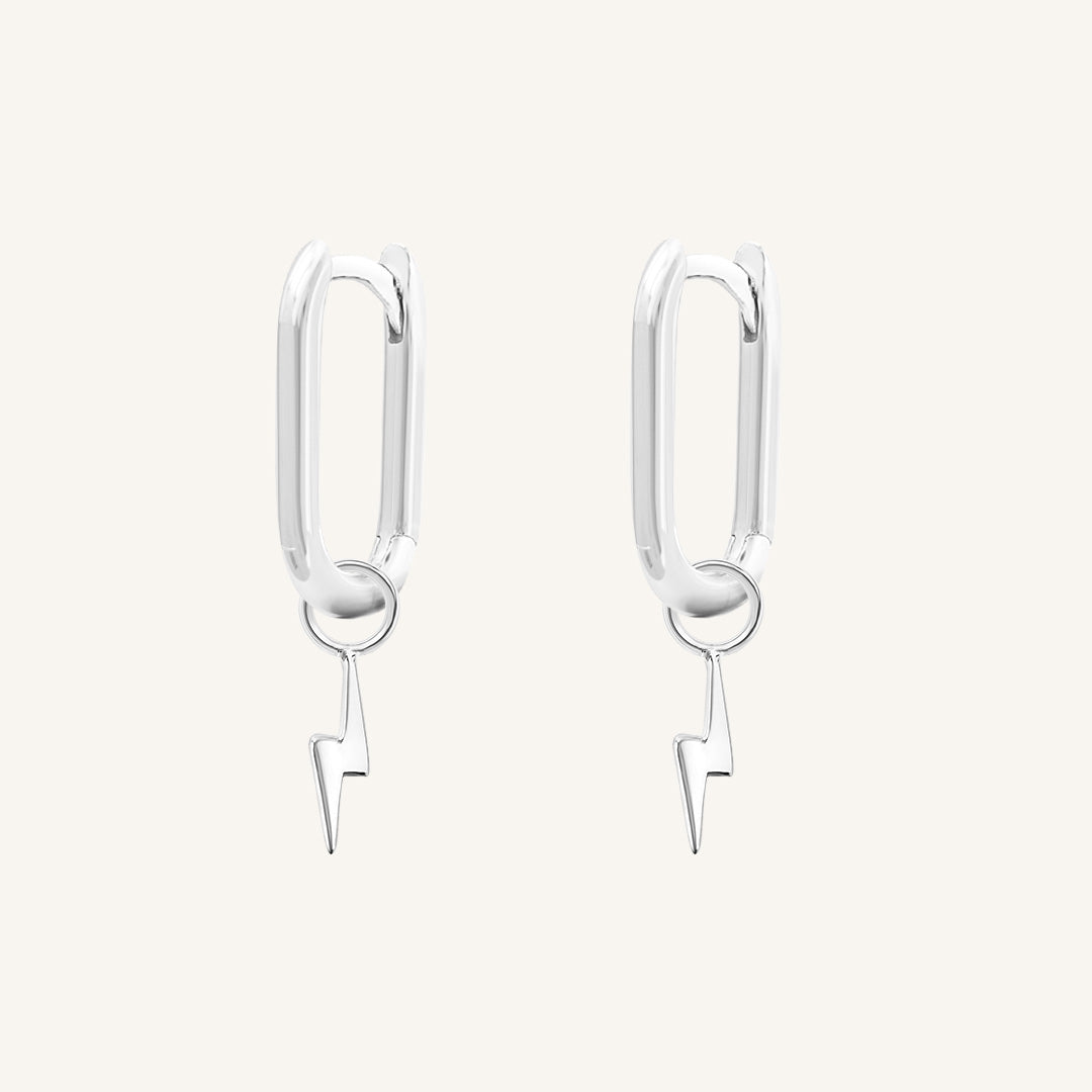 Stylish Ignite Rectangle Hoops - Trendy Geometric Earrings for Women | Perfect for Everyday Wear, Parties & Special Occasions