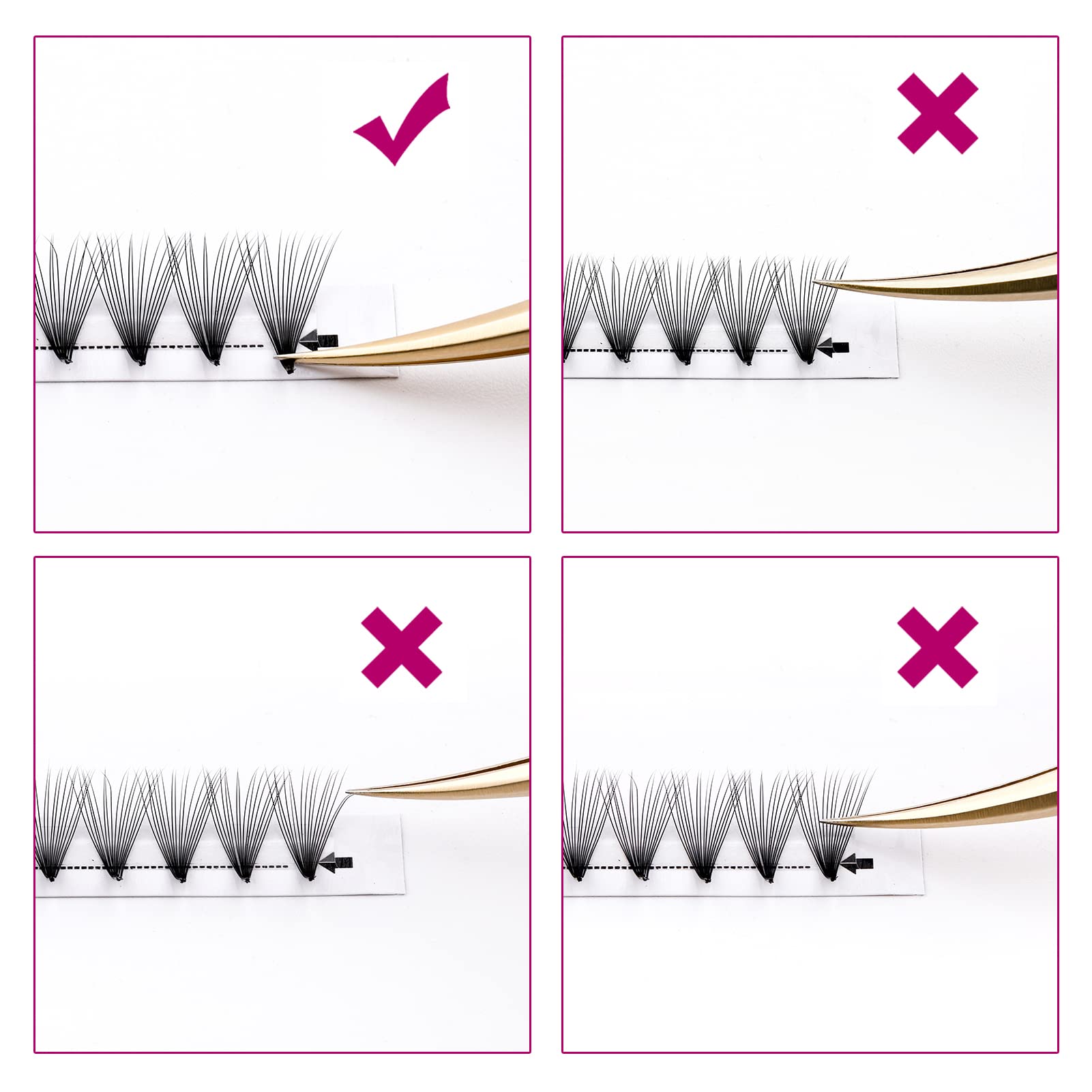FADLASH Premade Volume Lash Extensions Fans (16D-0.07D, 10mm) - Pointy Tip, CC D DD Curl, Black False Eyelashes for Dramatic Eye Makeup, Perfect for Weddings, Parties and Special Occasions