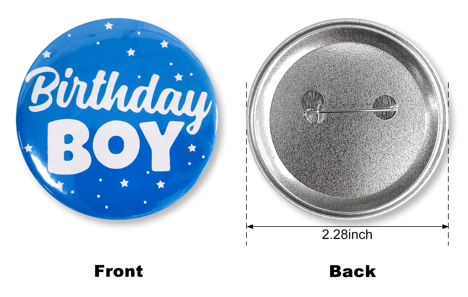 Birthday Girl Pin Badges - Cute Tinplate Party Pins for Women & Girls - Perfect for Birthday Parties, Bridal Showers & Special Events