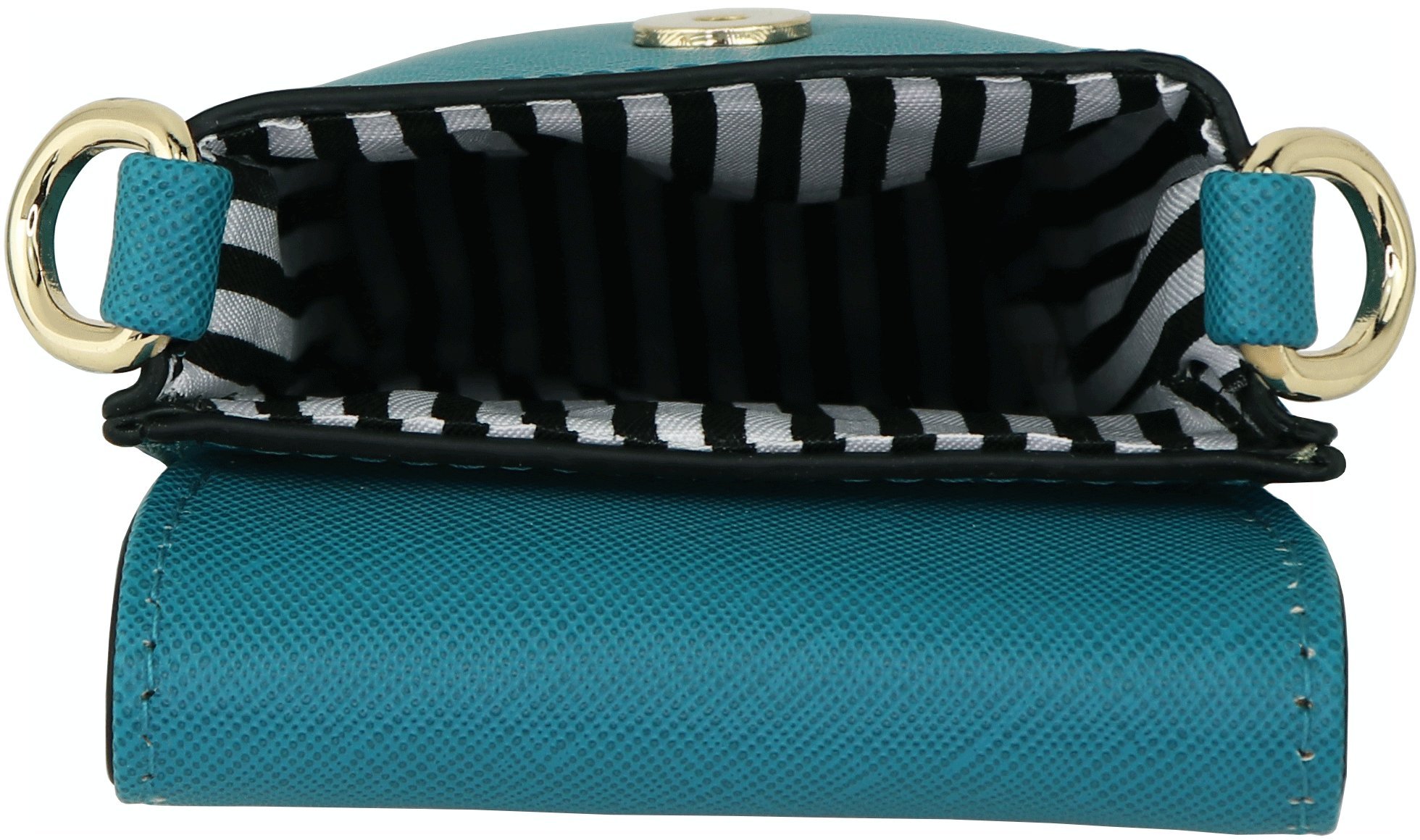 B BRENTANO Vegan Saffiano Leather Cat Crossbody Phone Purse for Women - Fashionable Animal Print Shoulder Bag for iPhone, Wallet & Essentials (Perfect for Work, Travel & Daily Use)