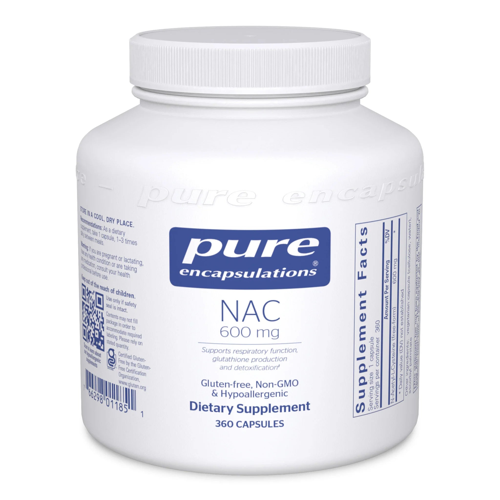 NAC 600mg 90 Capsules | N-Acetyl Cysteine Supplement for Liver Support & Detox | Antioxidant for Respiratory Health & Immune Boost | Daily Wellness & Recovery Supplement