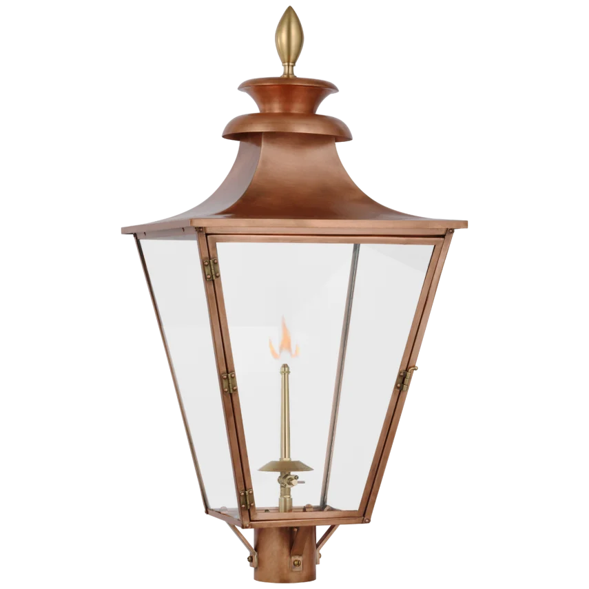 Alana Gas Post Light - Outdoor Solar Powered Lamp for Garden, Pathway, and Patio Lighting - Durable Weatherproof Design for Year-Round Use