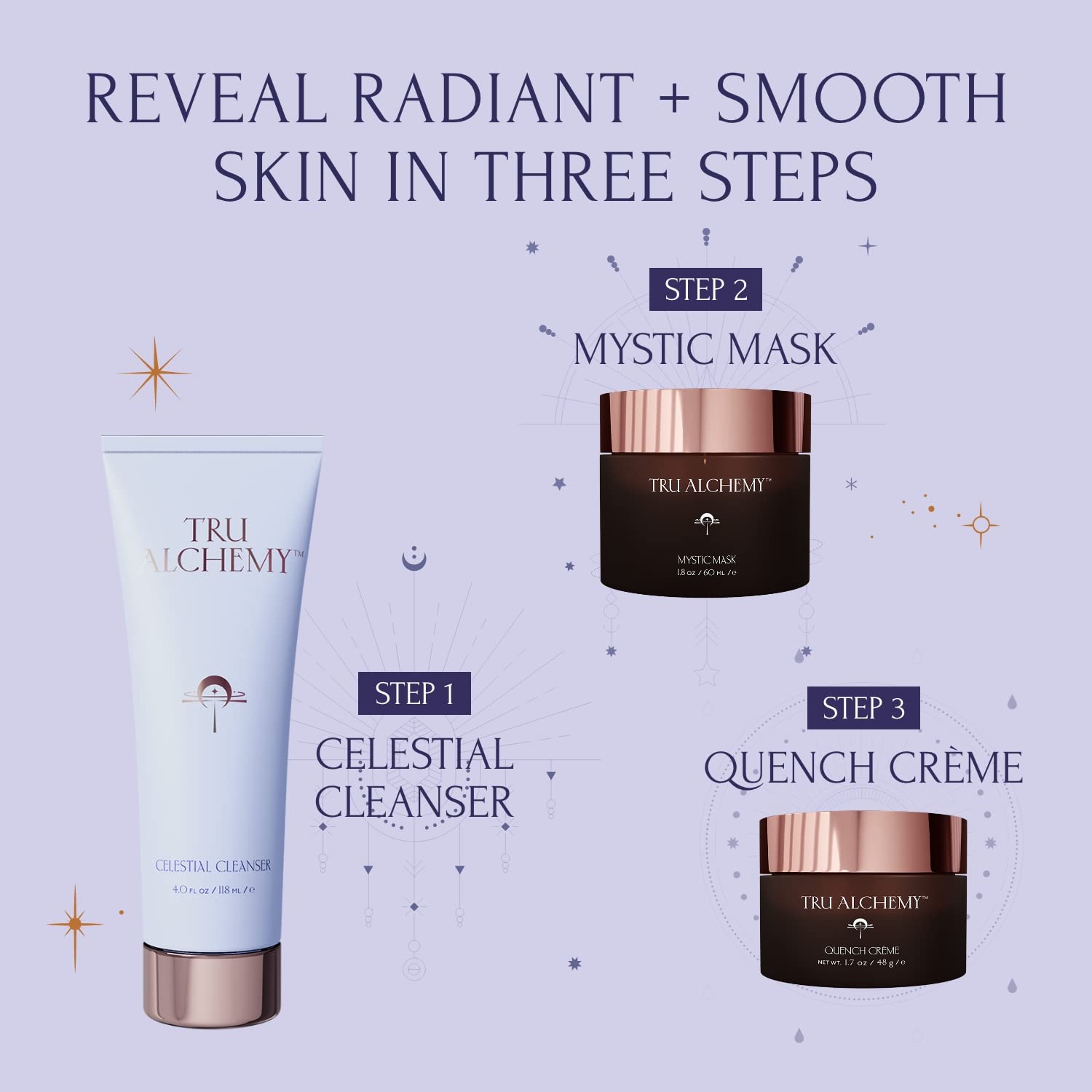 Tru Alchemy Mystic Mask - Deep Pore Cleansing Clay Facial Mask with Kaolin Clay, Vitamin C & Niacinamide for Blackheads, Acne & Age Spots - Detoxifying & Exfoliating Face Mask for Glowing Skin (1.8 oz) - Perfect for Spa Night & Self-Care Routine