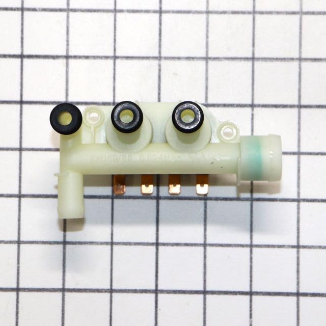 12001930 Washing Machine Water Inlet Valve Replacement Part - Universal Fit for Most Brands - Easy DIY Installation for Laundry Room & Home Appliance Repair