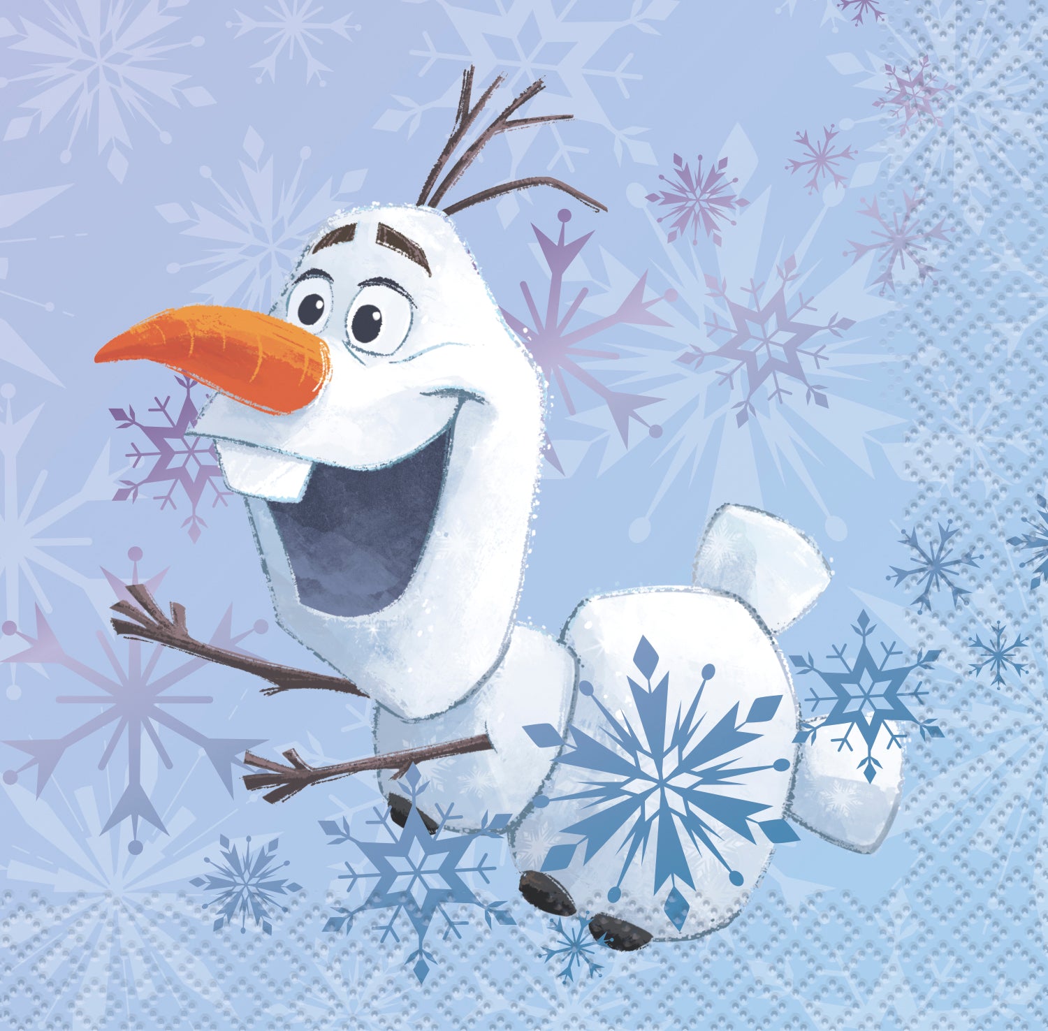 Disney Frozen 2 Beverage Napkins - 16 Count, Premium Quality Paper Napkins for Parties, Celebrations, and Disney Themed Events