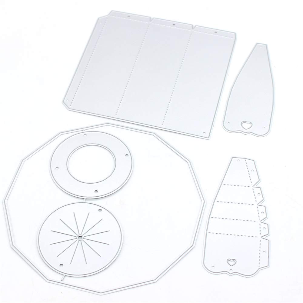 KSCRAFT Metal Cutting Dies for Tissue Box - DIY Scrapbooking Stencils, Photo Album Decor, Embossing Tools for Handmade Greeting Cards | Perfect for Wedding Invitations, Birthday Cards & Craft Projects