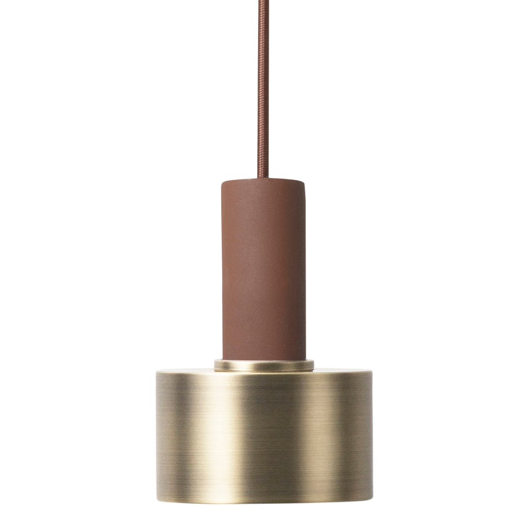 Ferm Living Disc Shade Collection - Modern Pendant Lighting for Living Room, Dining Room & Bedroom | Scandinavian Design Ceiling Lamp