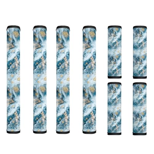 Blue Gold Marble
