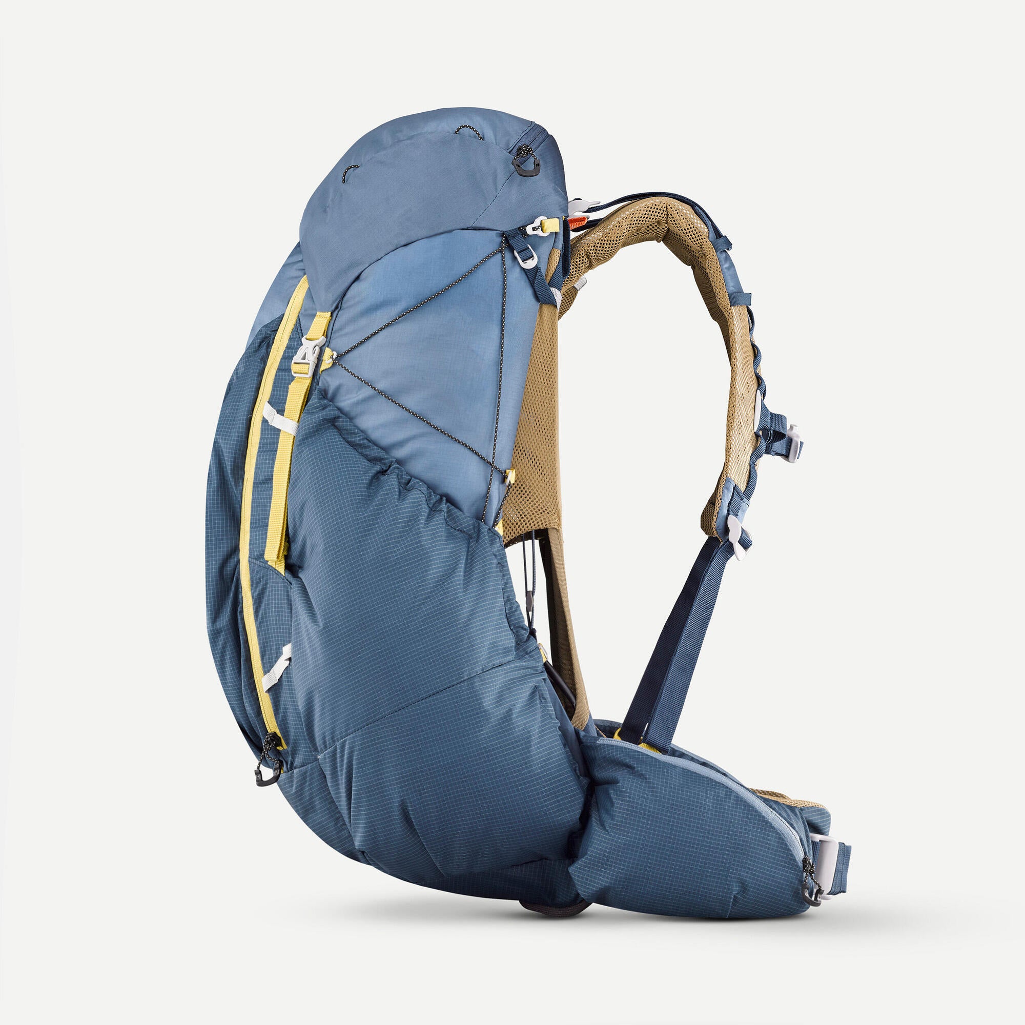 Forclaz Men's MT900 50+10L Ultralight Backpacking Pack - Lightweight Hiking Backpack for Camping, Trekking & Outdoor Adventures