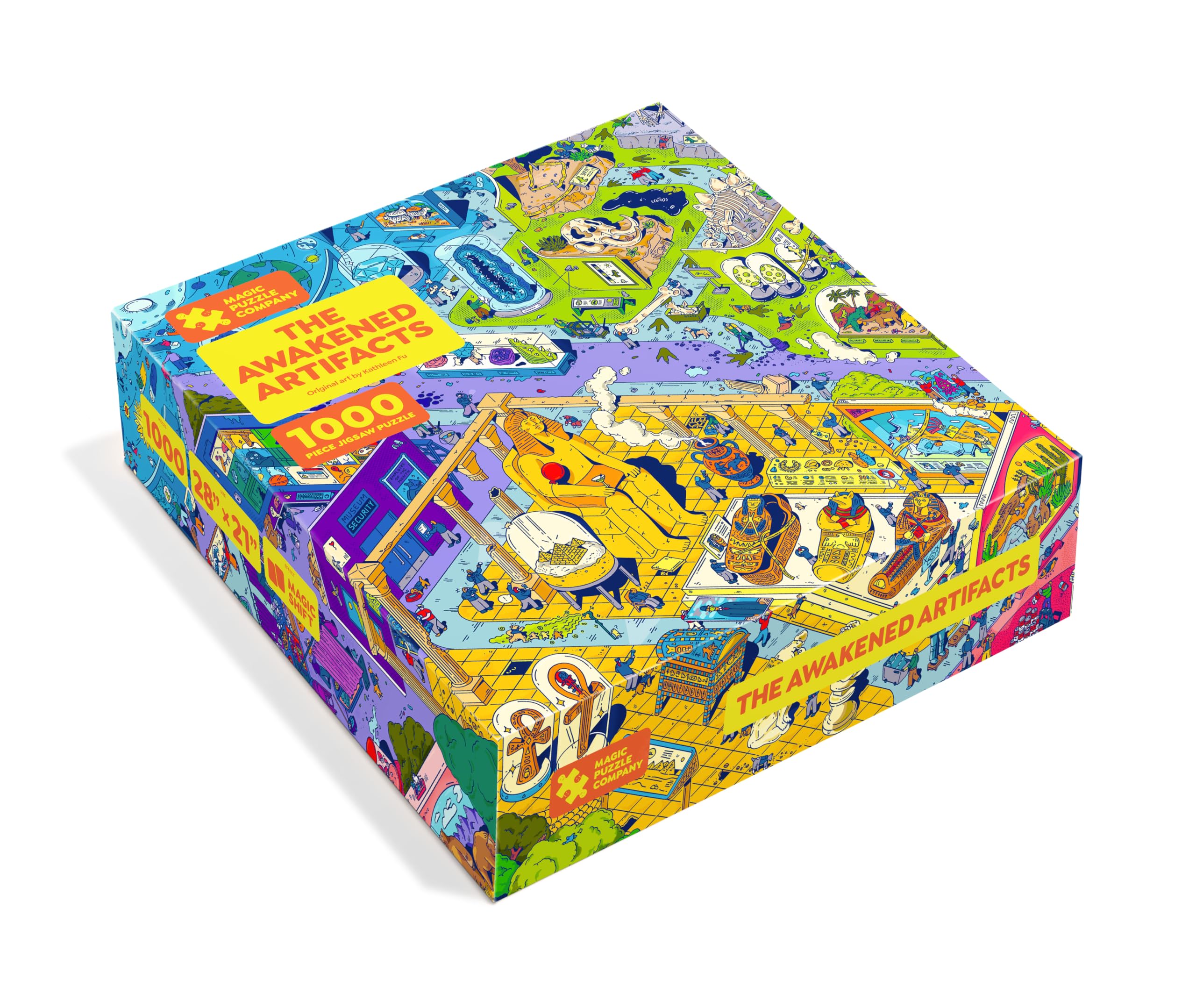 1000-Piece Jigsaw Puzzle - The Awakened Artifacts by Magic Puzzle Company | Series 4 | Challenging Adult Puzzle for Family Game Night & Relaxation