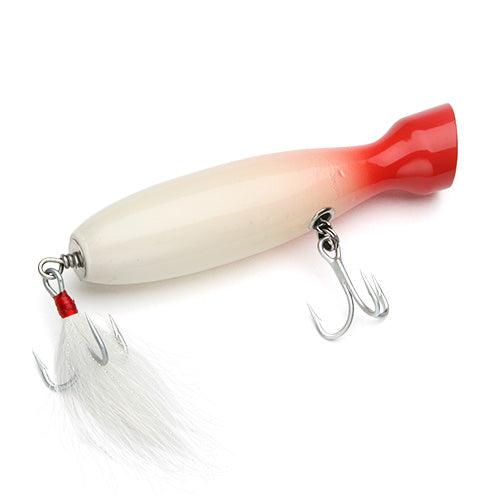 Gibbs Polaris Popper Fishing Lures - Topwater Saltwater Bass Lure for Freshwater & Saltwater Fishing - Perfect for Surfcasting, Pier Fishing & Kayak Angling