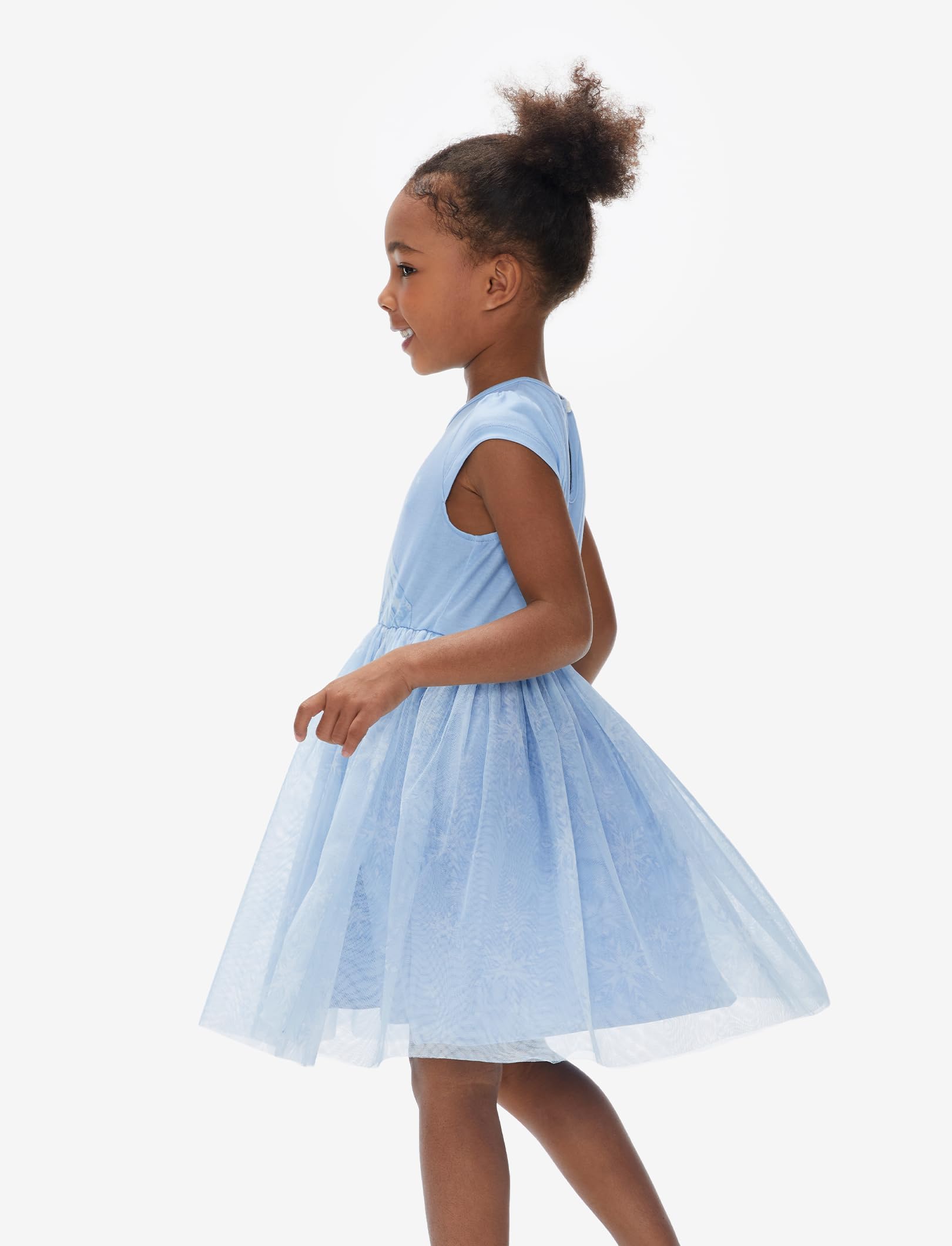 Disney Frozen Elsa Costume Dress for Girls - Sparkly Tulle Princess Tutu Dress for Toddlers & Kids | Perfect for Birthday Parties, Halloween Costumes & Dress-Up Play
