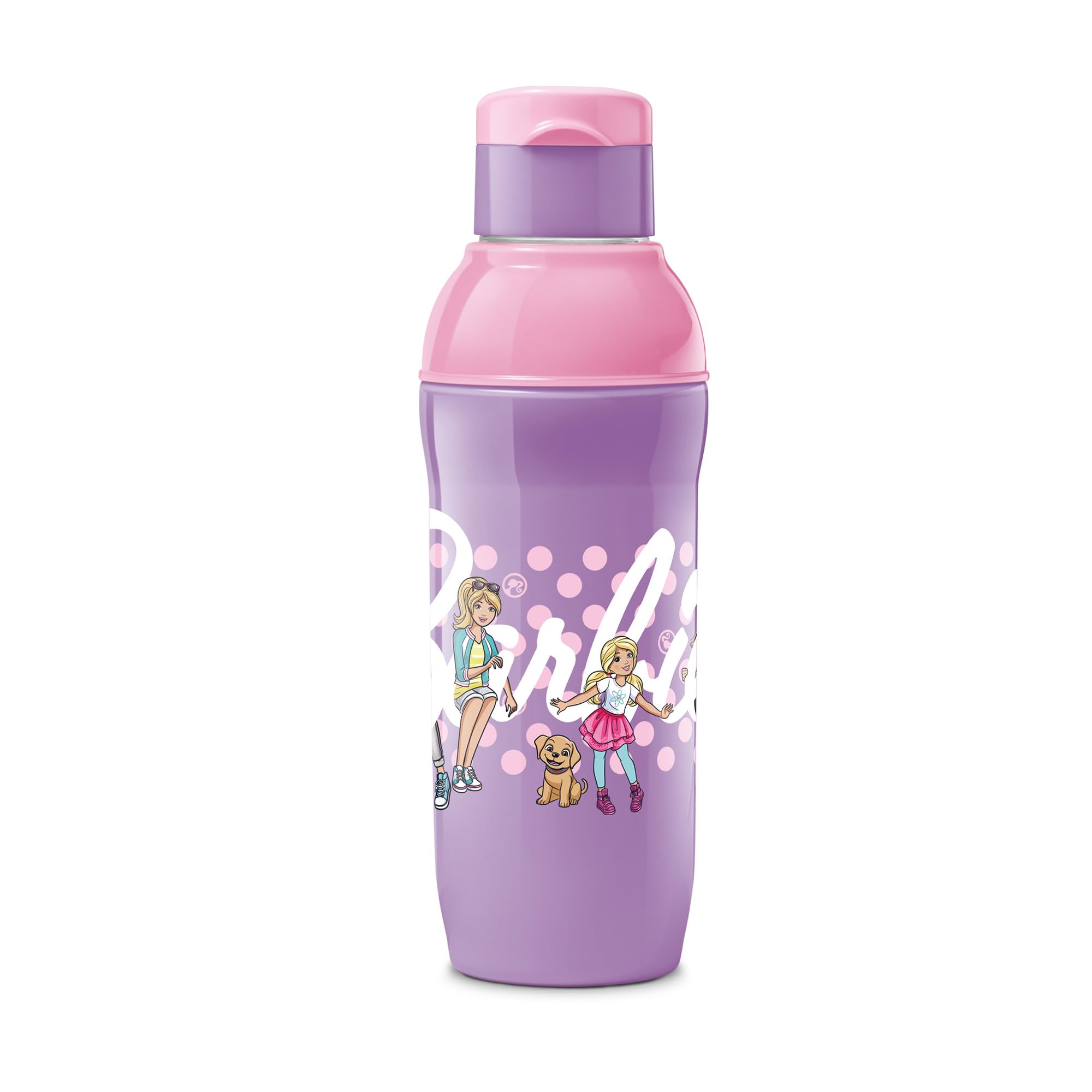 MILTON Steel Barbie 600 Insulated Stainless Steel Kids Water Bottle 520ml - Pink & Purple | Thermal Insulation for Hot & Cold Drinks | Leak Proof & Portable Design | Perfect for School, Outdoor Activities & Travel