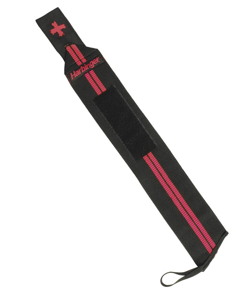 Red Line Wrist Wraps with Thumb Loop - Premium Weightlifting & CrossFit Support for Gym Training & Powerlifting