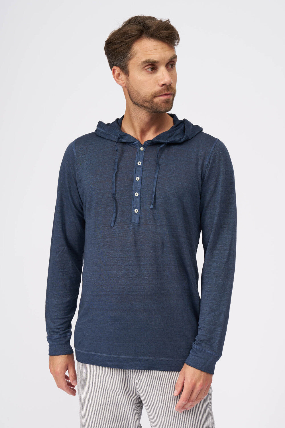 Men's Long Sleeve Button-Up Shirt - Casual Slim Fit Cotton Top for Work, Office & Everyday Wear