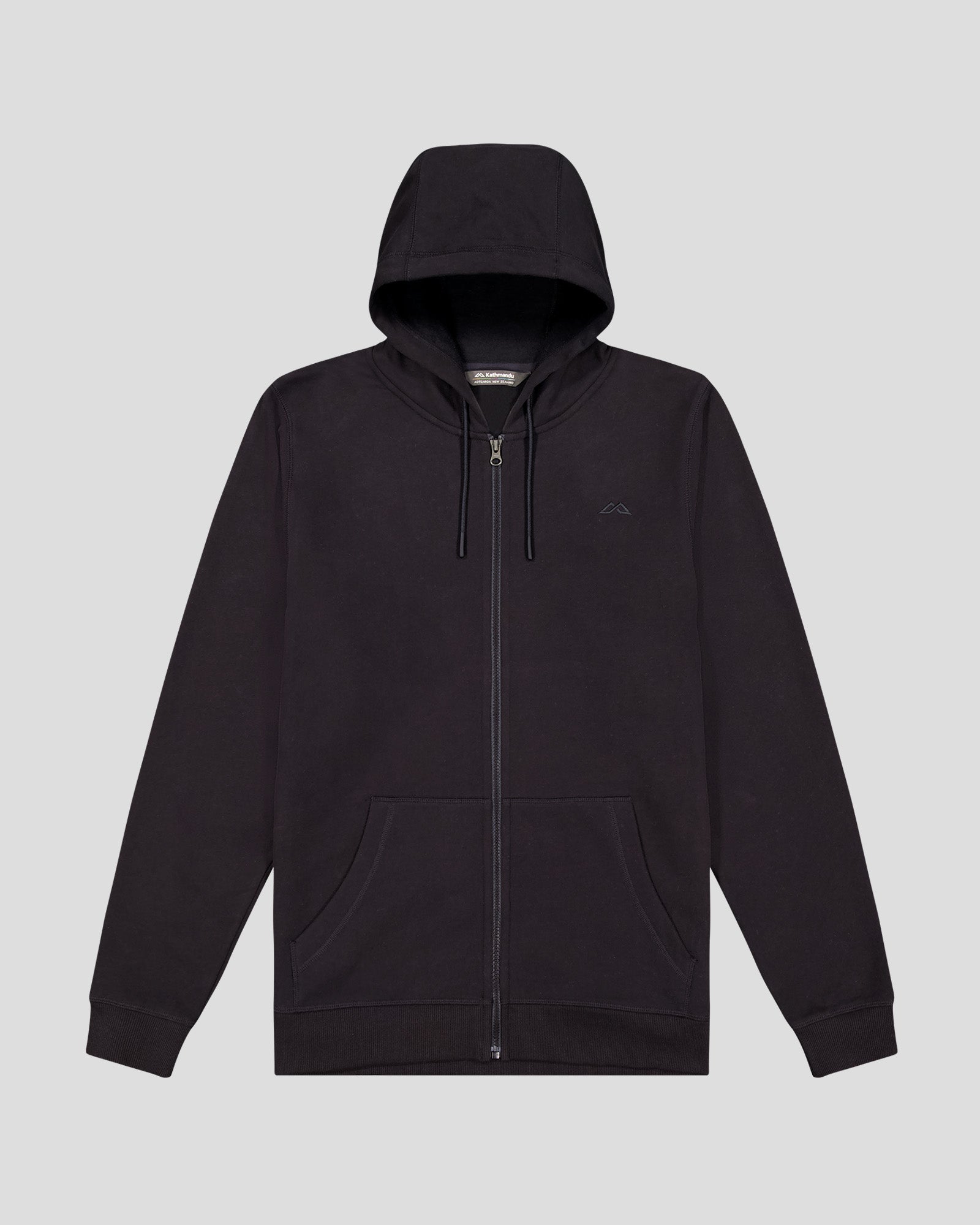 Men's Full Zip Hoodie - Black Stingray Design | Warm & Stylish Pullover for Casual Wear, Outdoor Activities & Gym