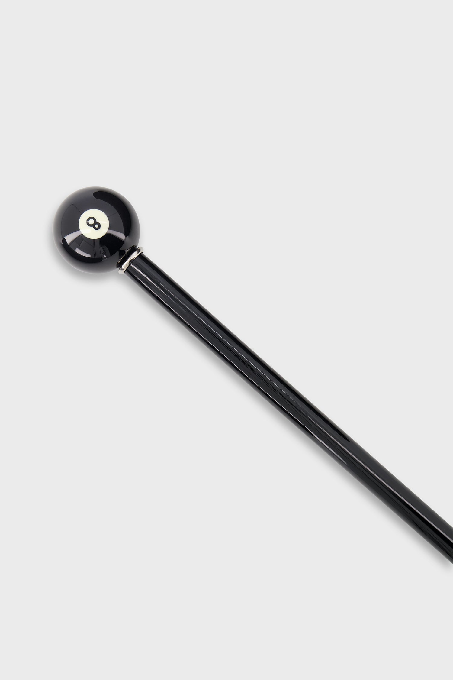 Pasotti Premium Black Billiard Pool 8 Ball Walking Cane - Stylish Mobility Aid for Men & Women - Perfect for Pool Players, Fashion Accessory, and Everyday Use