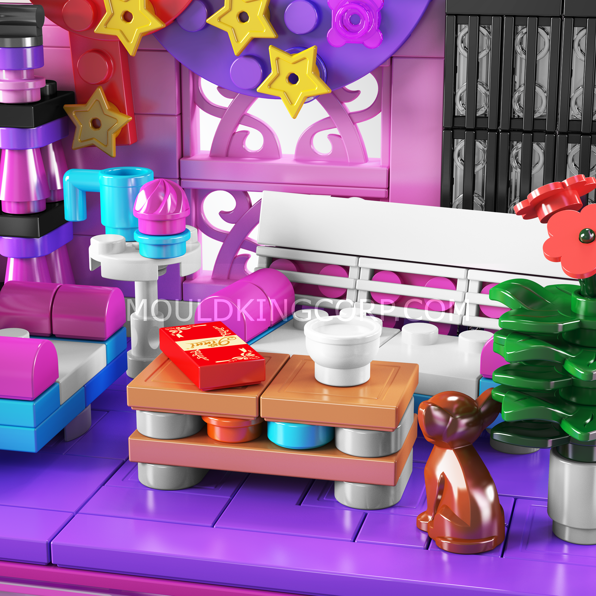 Mould King 24040 Dream Day Building Blocks Set - 321 Pieces Creative Construction Toy for Kids, Birthday Gift, STEM Learning | Perfect for Indoor Play, Family Bonding & Educational Activities